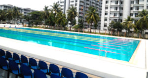 Olympic size swimming pool for Armed Police Battalion